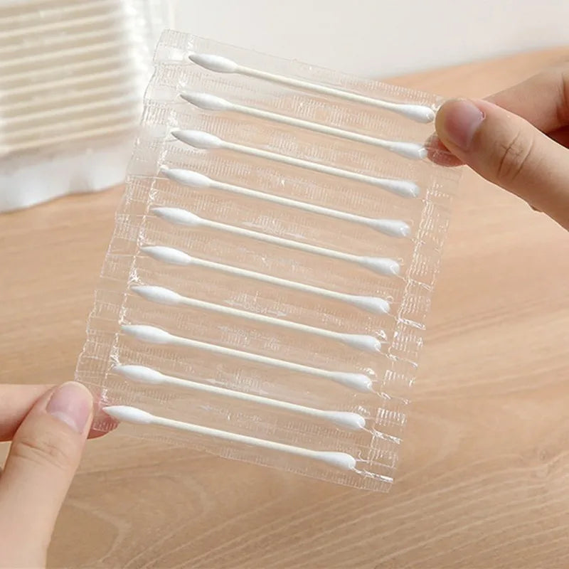 Gentle Cotton Swabs for Care