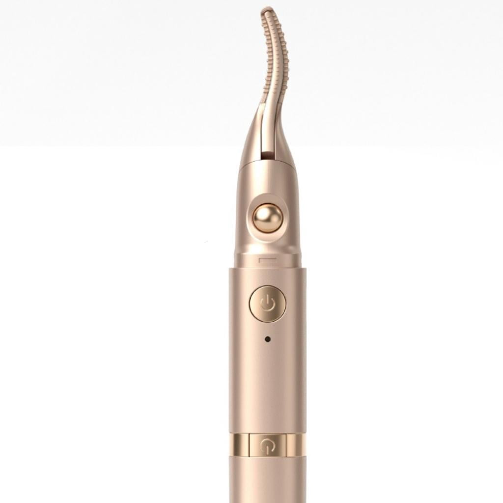 Precise Electric Eyebrow Styler for Women 2 in 1 Epilator Heating Eyelash Curler Noiseless Face Hair Remover