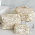 Chic Floral Makeup Organizer