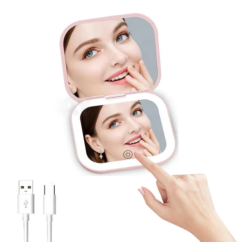 Bright Glow Vanity Travel Mirror