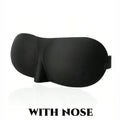 3D Contoured Sleep Mask 100% Light Blocking Eye Mask Ultra-Soft Skin-Friendly Material Breathable Eye Cover for Rest Travel Yoga
