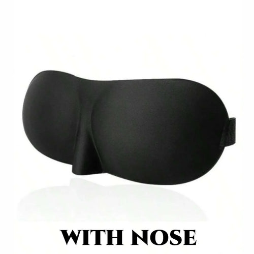 3D Contoured Sleep Mask 100% Light Blocking Eye Mask Ultra-Soft Skin-Friendly Material Breathable Eye Cover for Rest Travel Yoga