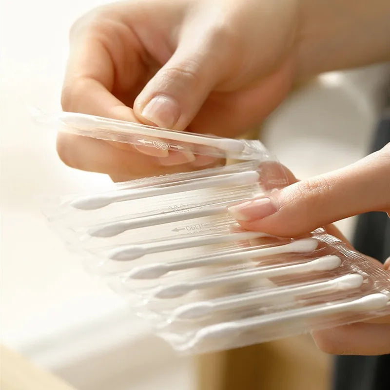 Gentle Cotton Swabs for Care